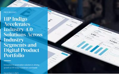 HP Indigo Accelerates Industry 4.0 Solutions Across Industry Segments and Digital Product Portfolio