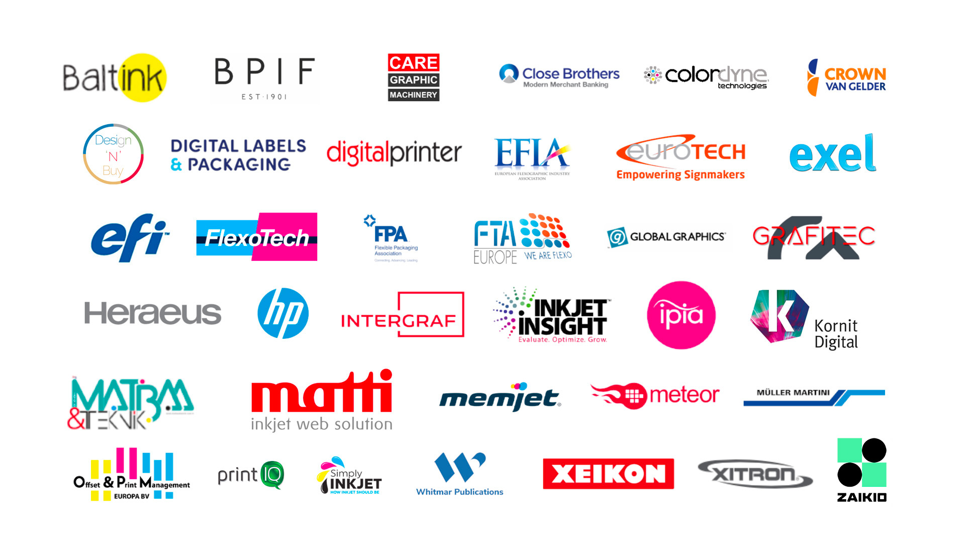 Printing Expo logos