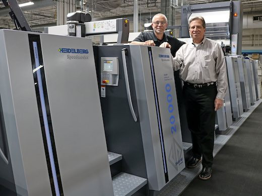 Diamond Packaging Installs Fourth Speedmaster XL 106 Featuring HEIDELBERG’s 20,000th XL Printing Unit